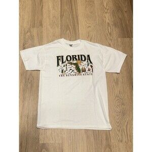 Vintage Florida Sunshine State T Shirt Tourism Souvenir 90s